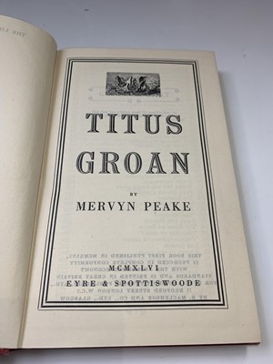 Lot 1321 - MERVYN PEAKE. 'Gormenghast.' First edition,...