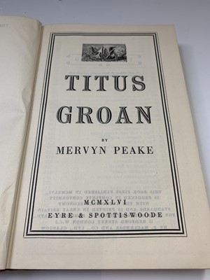 Lot 1321 - MERVYN PEAKE. 'Gormenghast.' First edition,...