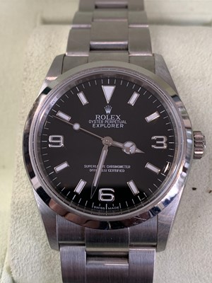 Lot 801 - A pristine Rolex Oyster Perpetual Explorer 1...