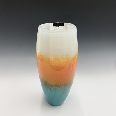 Lot 918 - A large Svaja art glass vase. Height 42cm.