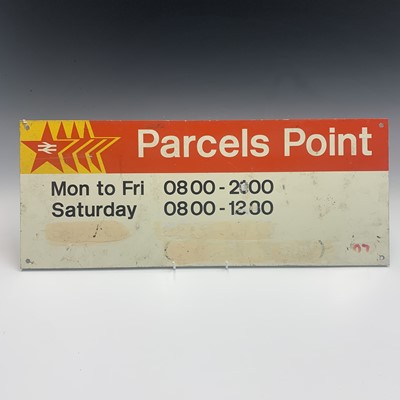 Lot 205 - Railwayana - A British Rail sign, 'Parcels...