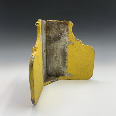 Lot 206 - Railwayana - A cast iron 9 mile post sign....