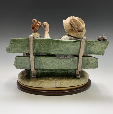 Lot 934 - Three Capodimonte Bruno Merli figure groups...