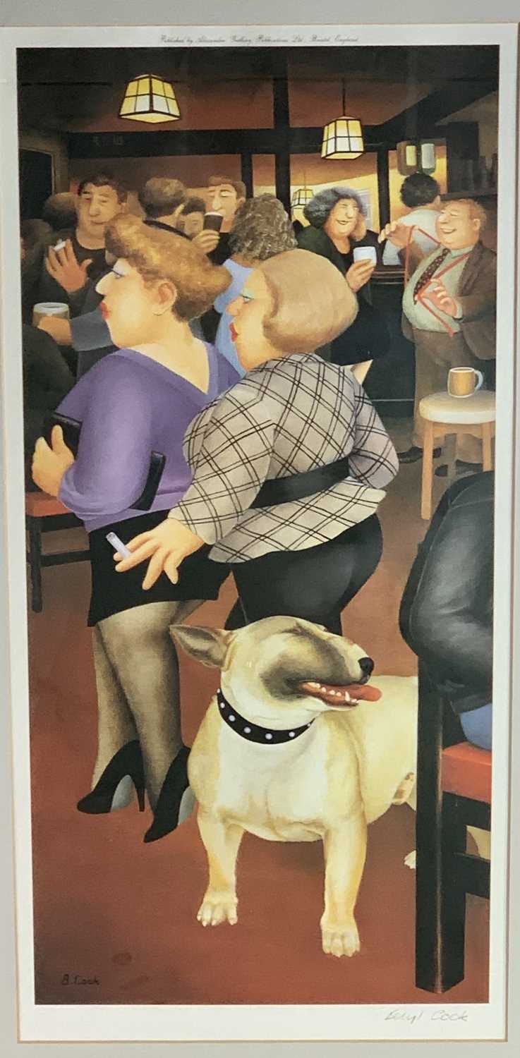 Lot 814 - Beryl COOK (1926-2008) Dog in the Dolphin...
