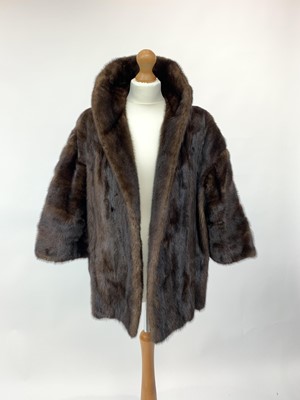 Lot 2854 - A fur coat, (probably mink) by Griffin &...