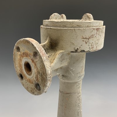 Lot 209 - A copper fog horn by Kockums, Malmo, with...