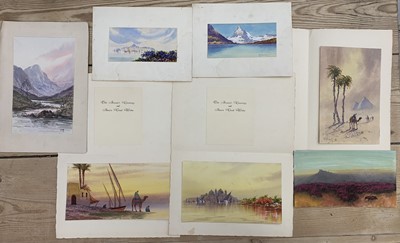 Lot 417 - A collection of 10 'Christmas Card'...