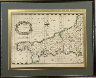 Lot 1562A - John NORDEN His county map and eight maps of...