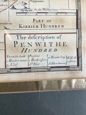 Lot 1562 - John NORDEN His county map and eight maps of...