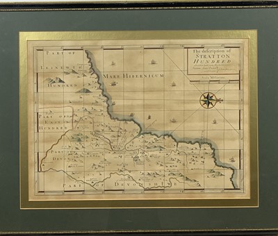 Lot 1562 - John NORDEN His county map and eight maps of...