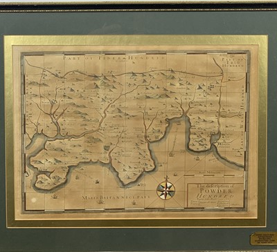 Lot 1562 - John NORDEN His county map and eight maps of...