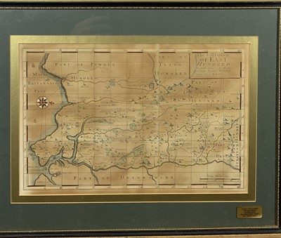 Lot 1562 - John NORDEN His county map and eight maps of...