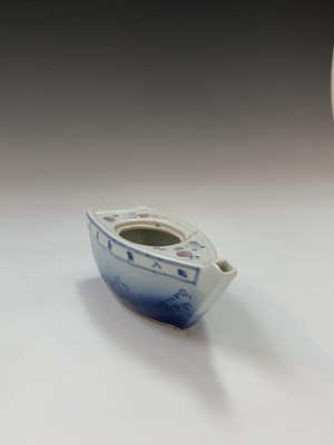 Lot 78 - A Japanese porcelain teapot in the form of a...