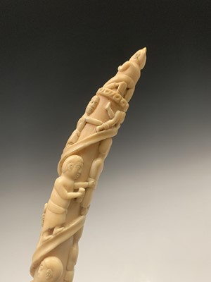Lot 74 - An African Loango ivory tusk, late 19th...