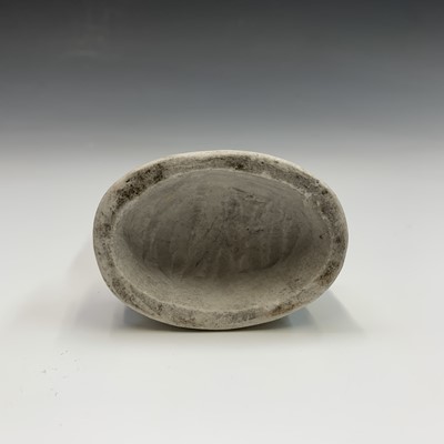 Lot 970 - A biscuit porcelain poodle, circa 1820,...