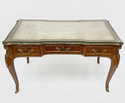 Lot 3039 - A Victorian bureau plat or desk, English in...