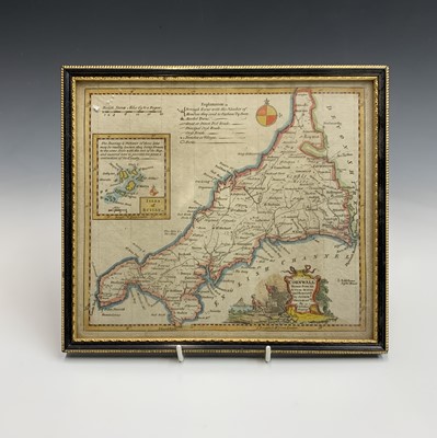 Lot 1442 - ENGRAVED MAP. 'Cornwall Drawn from an Actual...