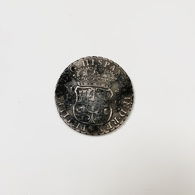 Lot 60 - SPAIN: Silver 8 Reales 1738, probably...