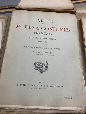 Lot 1467 - M. PAUL CORNU. 'Galerie Modes & Costumes...