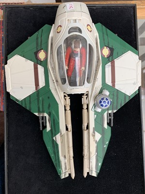 Lot 577 - Star Wars - Jedi Star Fighter Interceptor Ship,...