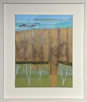 Lot 280 - Simon POOLEY (1955) Coastal Field Mixed media...