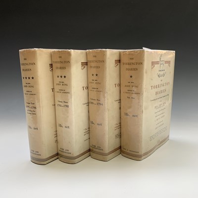 Lot 1488 - JOHN BYNG. 'The Torrington Diaries'. Four vols...