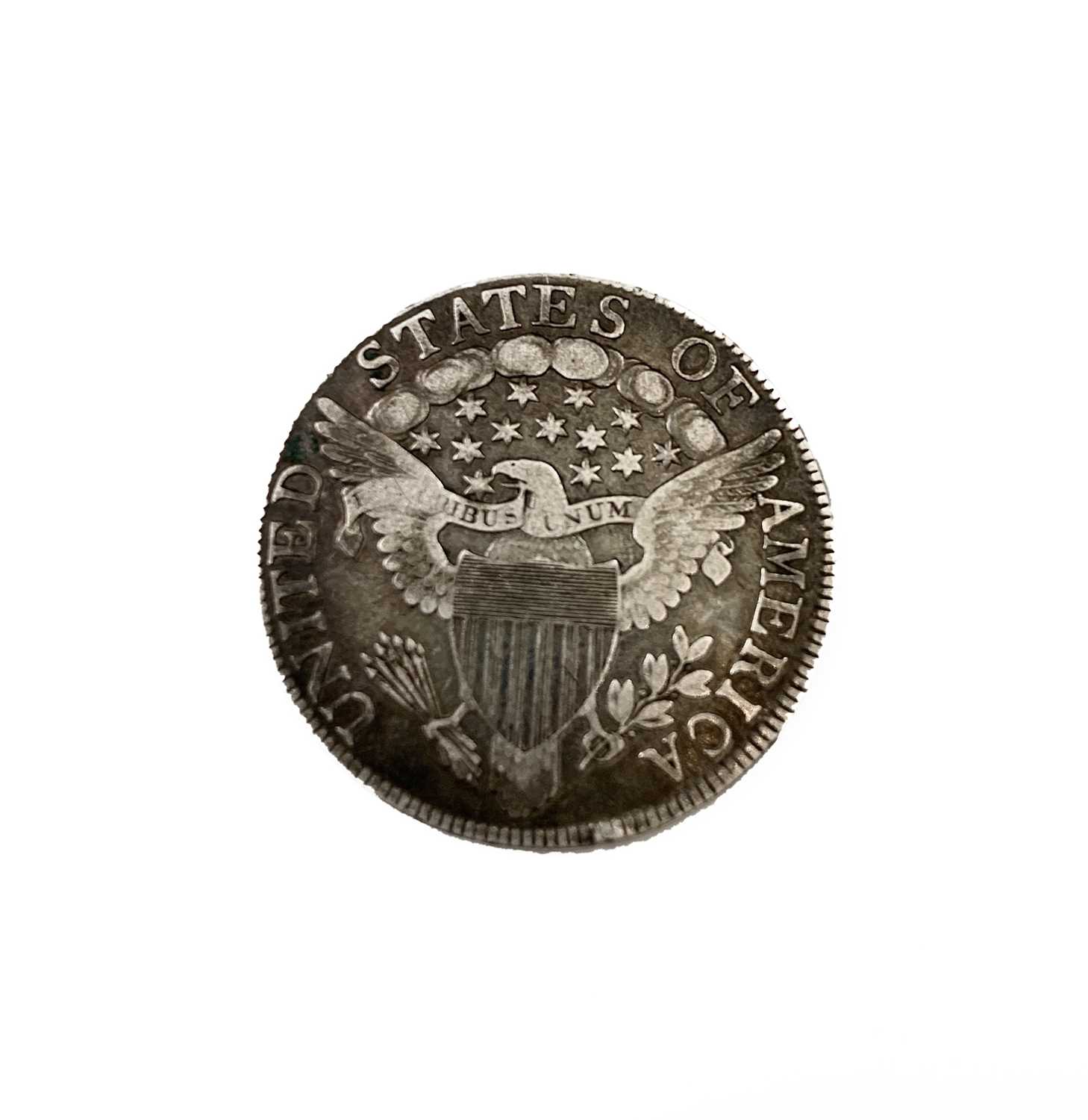 Lot 3 - U.S.A. Half Dollar: A rare draped bust silver...