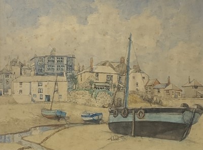 Lot 317 - Low tide St Ives Watercolour 33 x 43cm