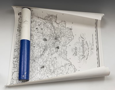 Lot 1373 - FACSIMILIE. 'Greenwood Map of County Palatine...