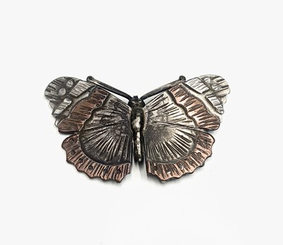 Lot 563 - A butterfly brooch by Cornelius Van Dop 60mm