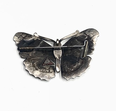 Lot 563 - A butterfly brooch by Cornelius Van Dop 60mm