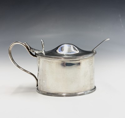 Lot 79 - A late Victorian silver mustard pot by Daniel...