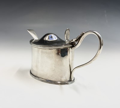 Lot 79 - A late Victorian silver mustard pot by Daniel...