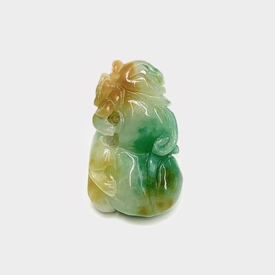 Lot 225 - A Chinese jade pendant, in the form of a...