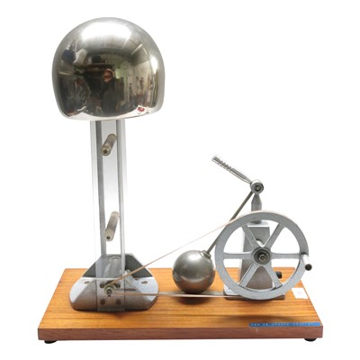 Lot 185 - A Harris Van de Graaff generator, height 50cm.