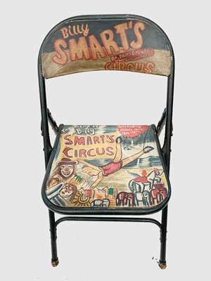 Lot 3249 - A pair of painted metal folding chairs, 'Billy...