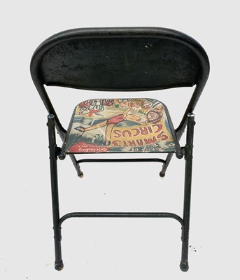 Lot 3249 - A pair of painted metal folding chairs, 'Billy...