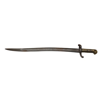 Lot 187 - A 19th century French bayonet, dated 1855,...