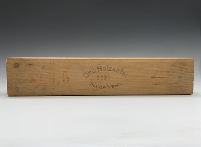 Lot 342 - An Otto Holzapfel wooden cigar mould, no.2092....