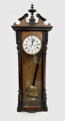 Lot 2906 - A late 19th century walnut and ebonised Vienna...