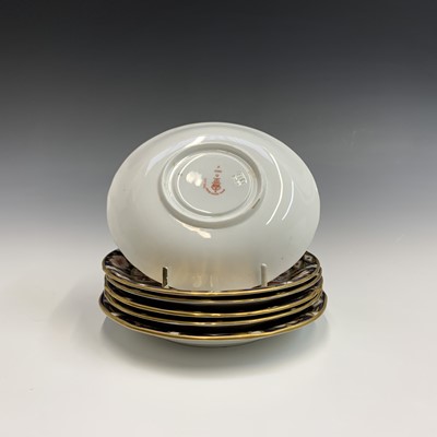 Lot 1011 - A Royal Crown Derby part tea service in the...
