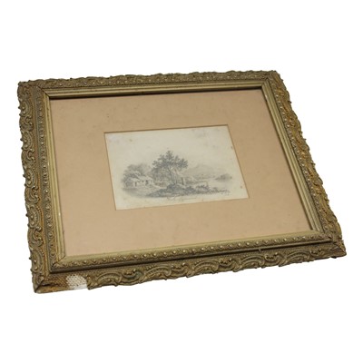 Lot 624 - Two 19th century engravings of country houses...