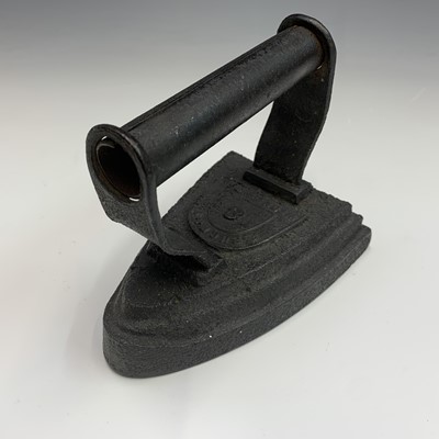 Lot 598 - Three pewter candle wall sconces, height 27cm,...