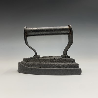 Lot 598 - Three pewter candle wall sconces, height 27cm,...