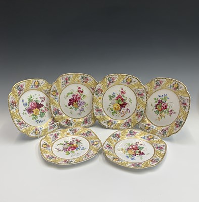 Lot 1018 - A set of six Spode 'The Cabinet Collection'...