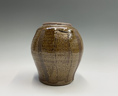 Lot 431 - A studio pottery lamp base, height 35cm,...