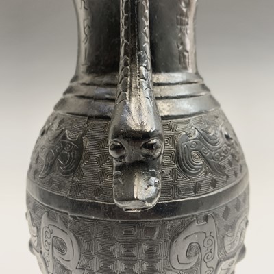 Lot 130 - A Chinese bronze archaic style vase, circa...