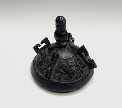 Lot 130 - A Chinese bronze archaic style vase, circa...