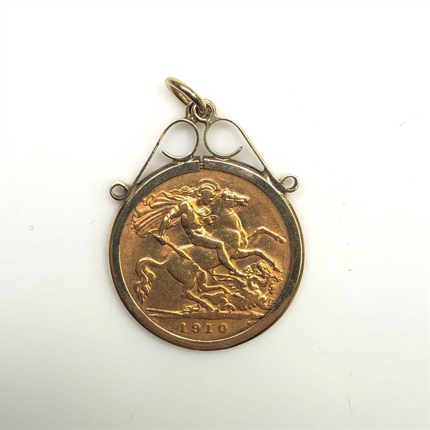 Lot 2529 - An Edward Vll half sovereign 1910, extremely...