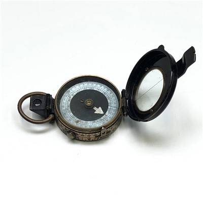 Lot 2530 - A WWI prismatic compass by T. Cooke & Sons Ltd,...